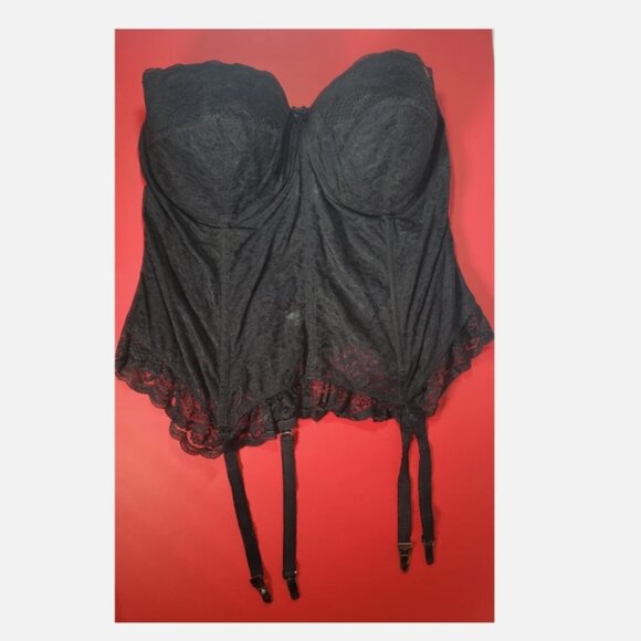 New Lace Goddess Corset Bustier – Black (Multiple Sizes) - Picture 9 of 9
